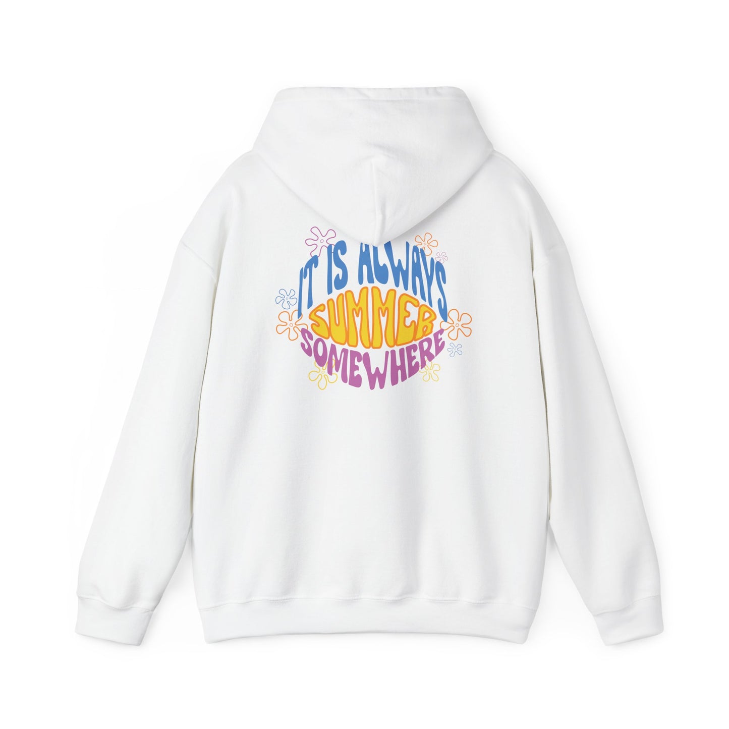 Sudadera con capucha colorida de verano 