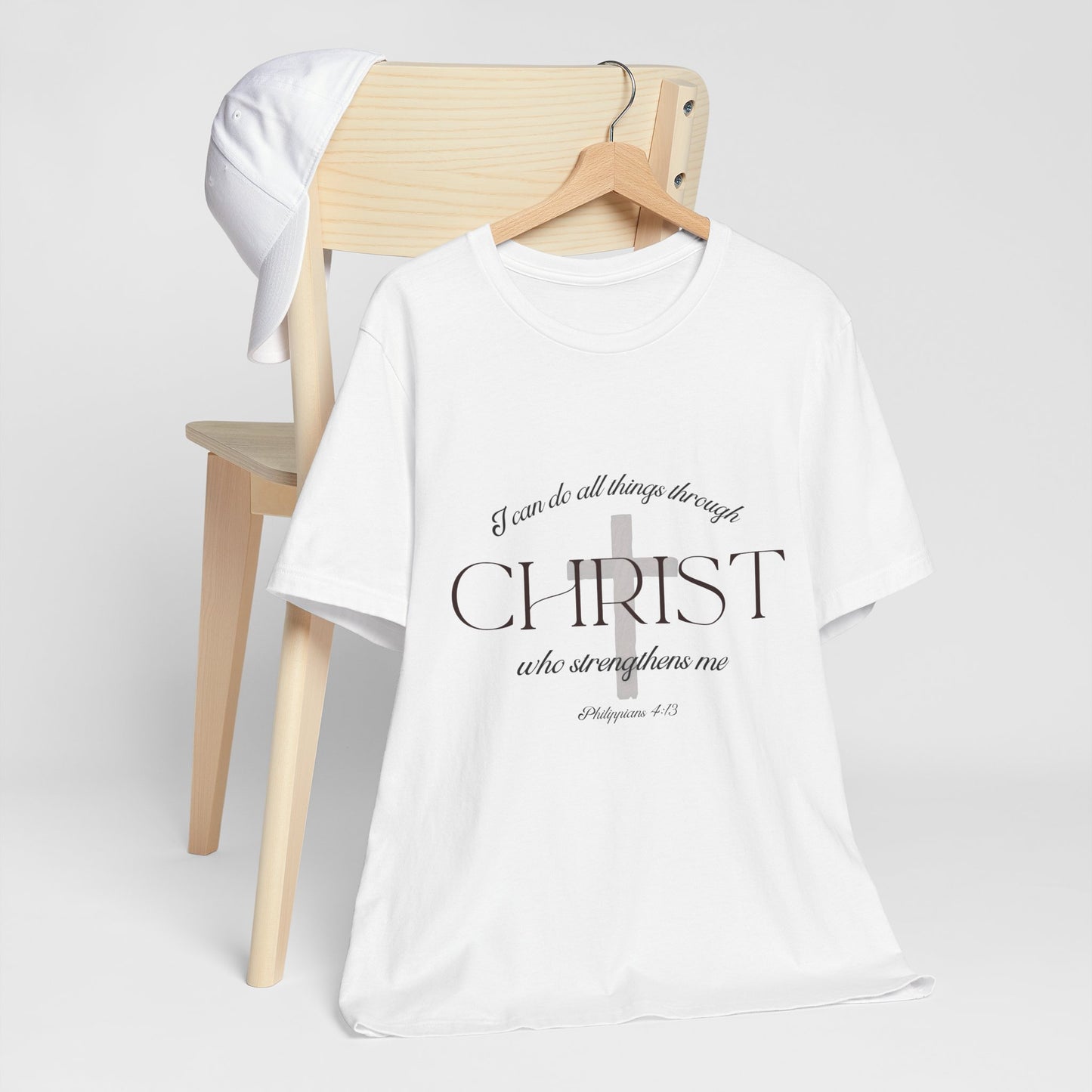 Filipenses 4:13 Camiseta de algodón unisex