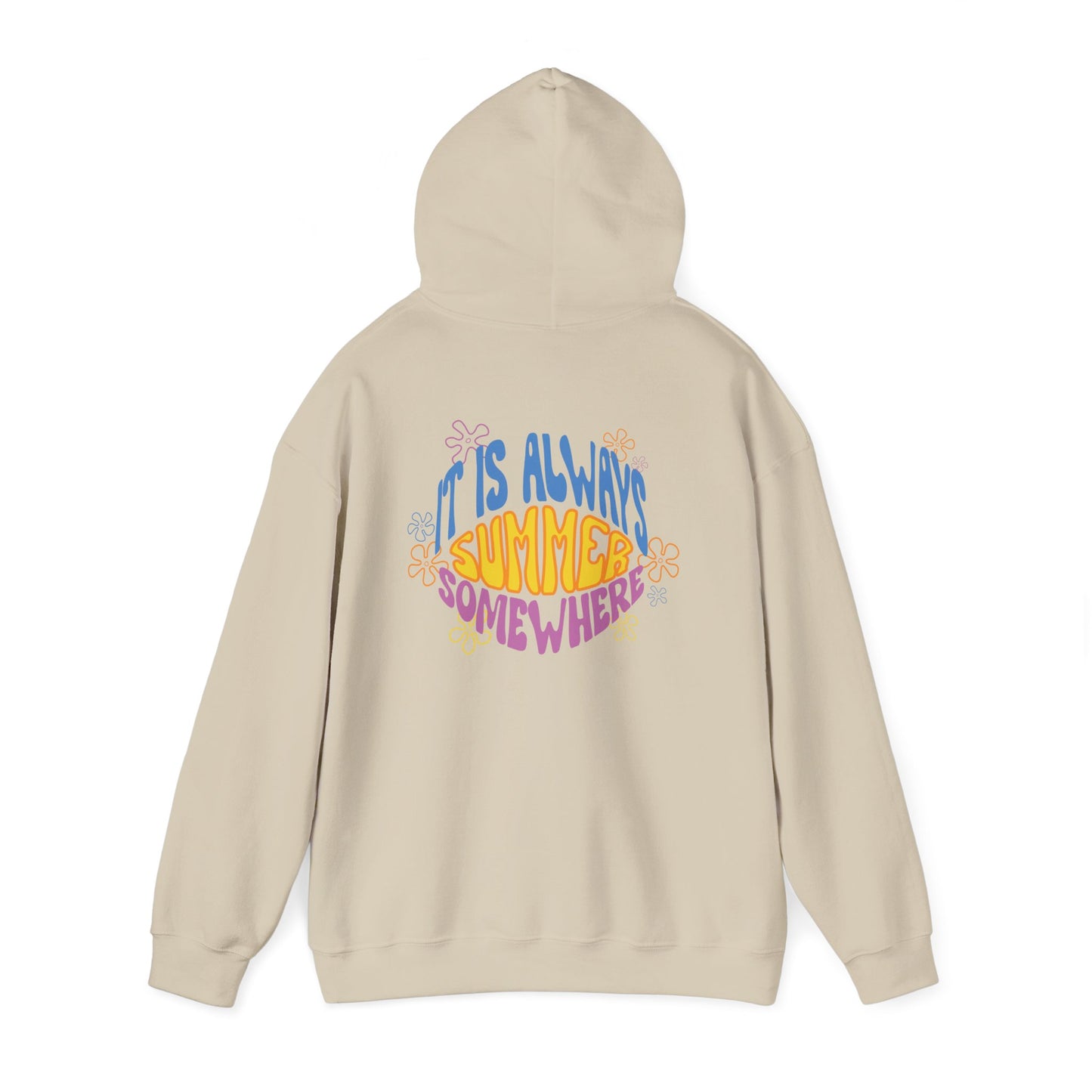 Sudadera con capucha colorida de verano 