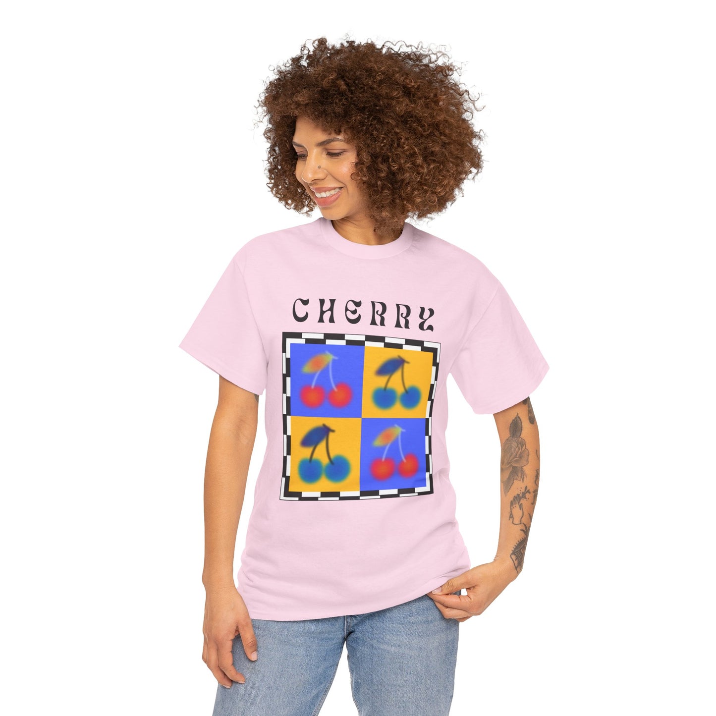 Camiseta de Ajedrez de Cereza, Edición Frutas 