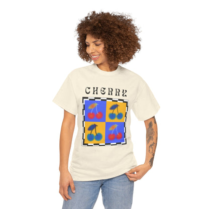 Camiseta de Ajedrez de Cereza, Edición Frutas 