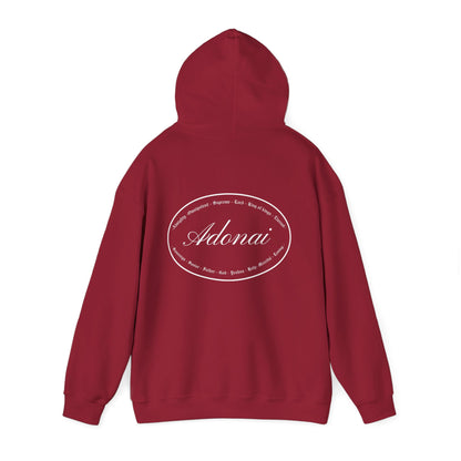 Sudadera con capucha acogedora basada en la fe de Adonai