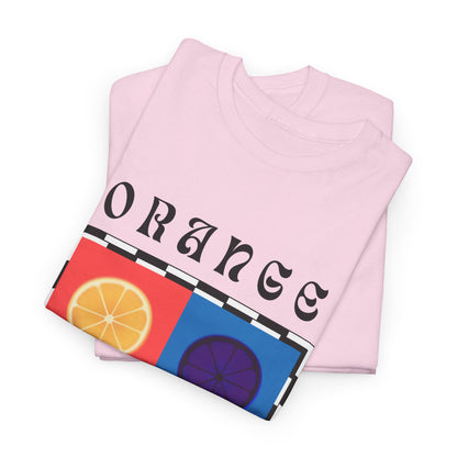 Camiseta de ajedrez naranja, edición frutas 