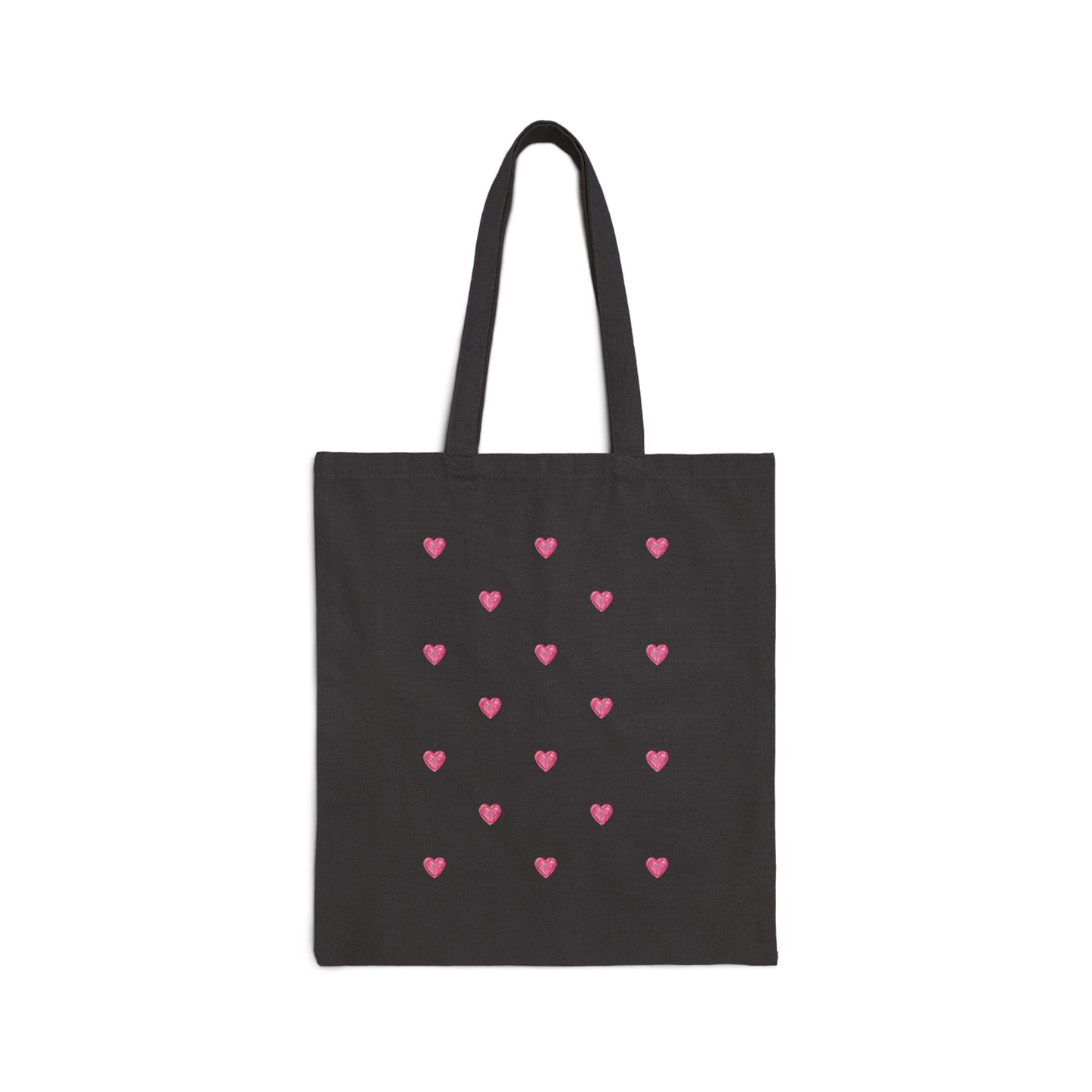 Pink Heart Pattern Valentine  Gift Tote