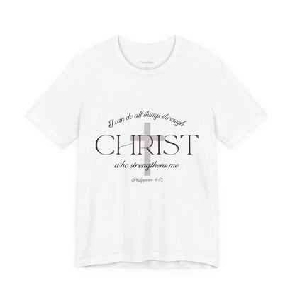 Filipenses 4:13 Camiseta de algodón unisex