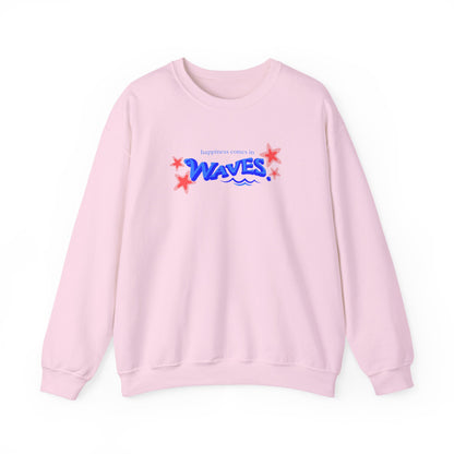Sudadera informal con diseño de ondas relajantes 