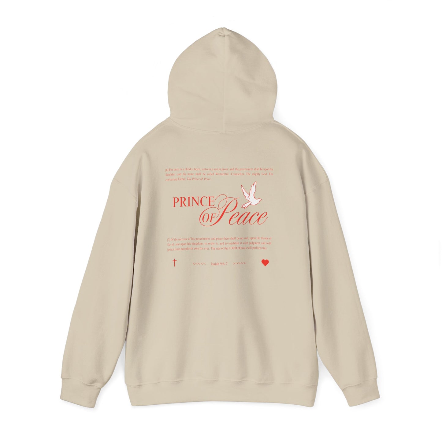 Prince of Peace - Sudadera con capucha de tejido grueso