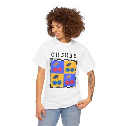 Camiseta de Ajedrez de Cereza, Edición Frutas 