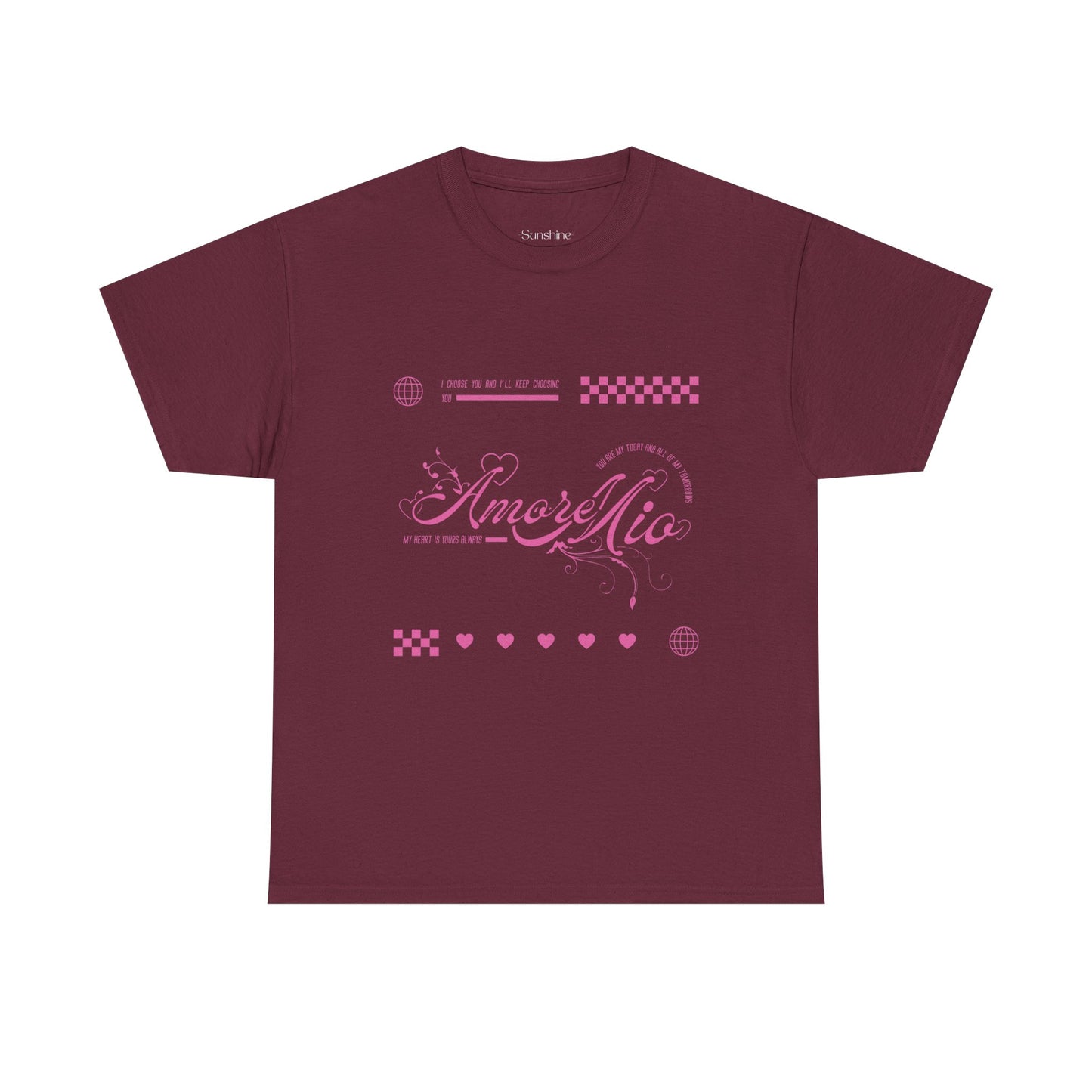 Camiseta retro de San Valentín Amore Mio 