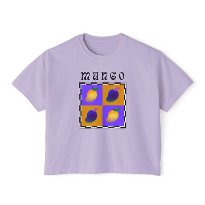 Camiseta Mango Chess Bosy, edición frutas 