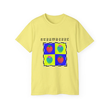 Camiseta de Ajedrez de Fresa, Edición Frutas 