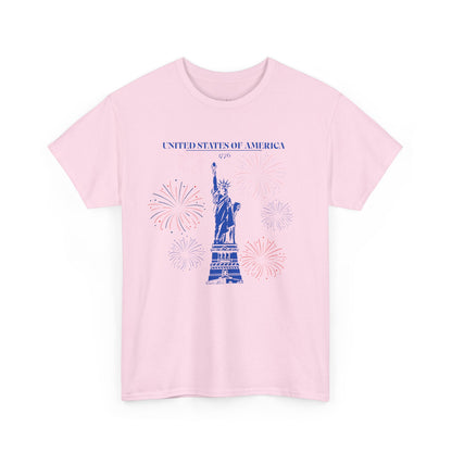 Unisex Statue of Liberty Cotton T-Shirt