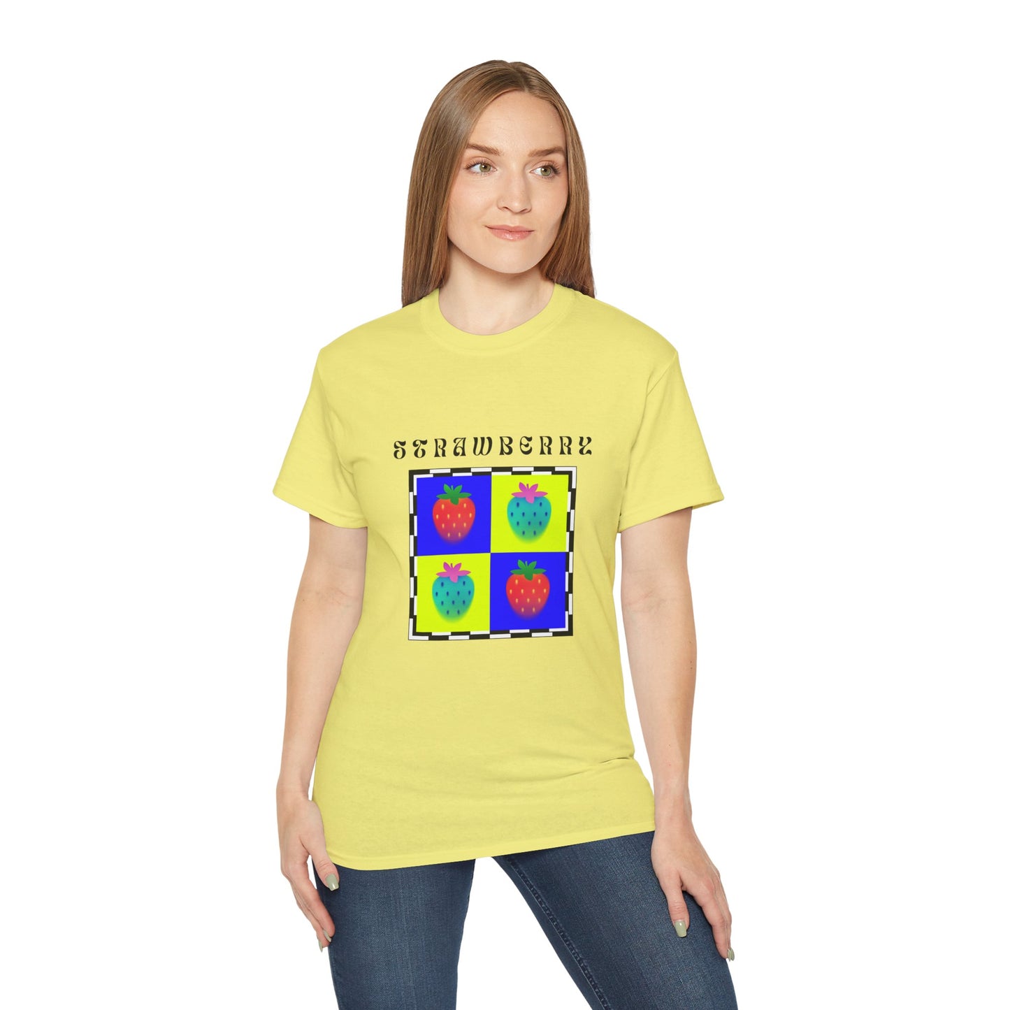 Strawberry Chess T-shirt, Fruits Edition