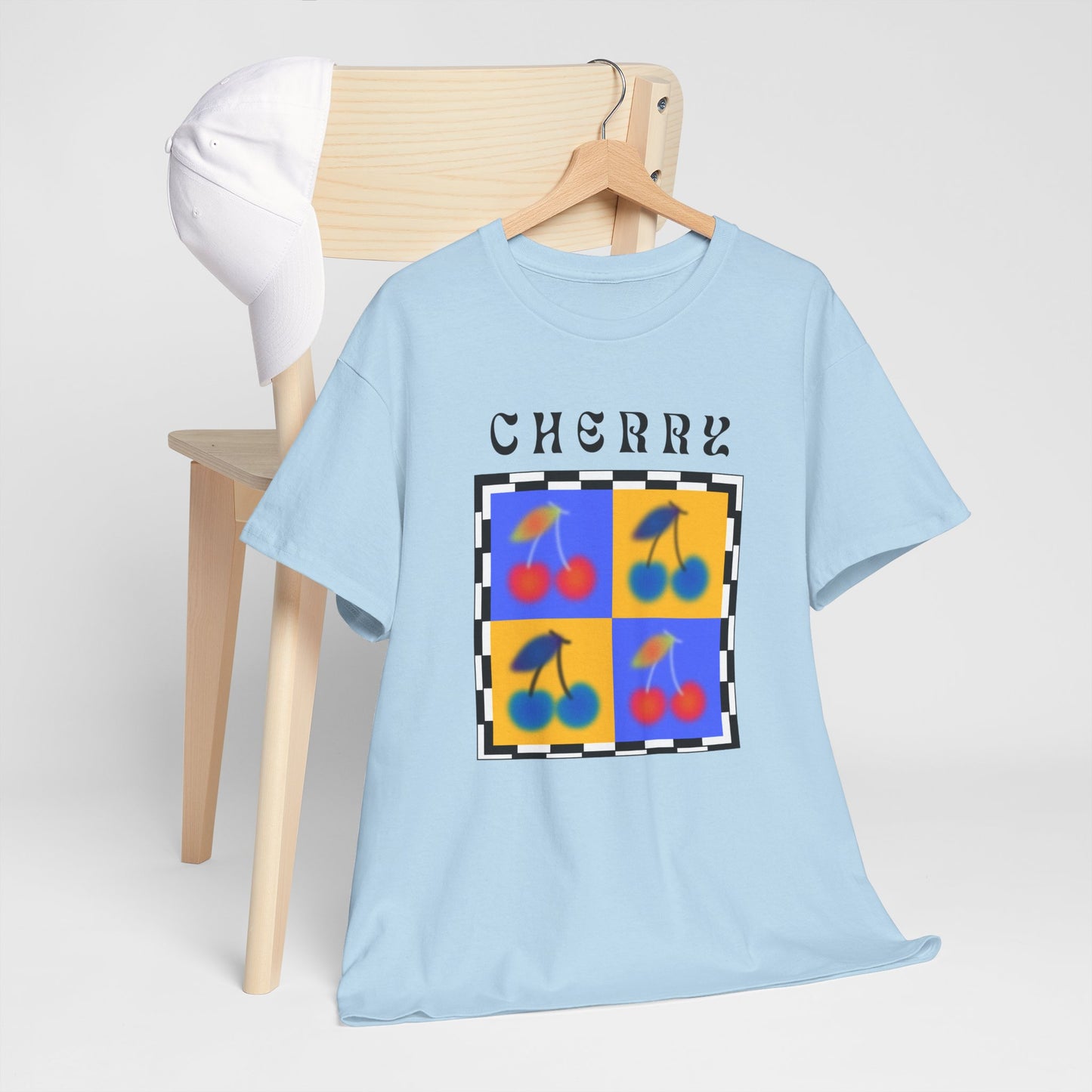 Camiseta de Ajedrez de Cereza, Edición Frutas 