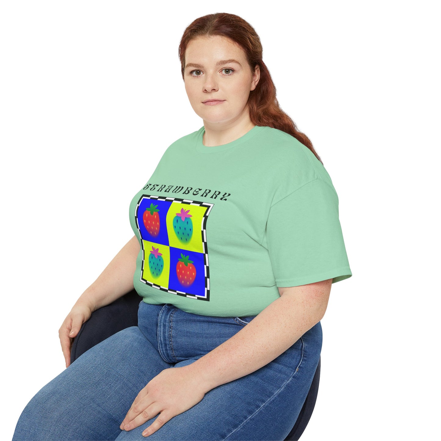 Camiseta de Ajedrez de Fresa, Edición Frutas 