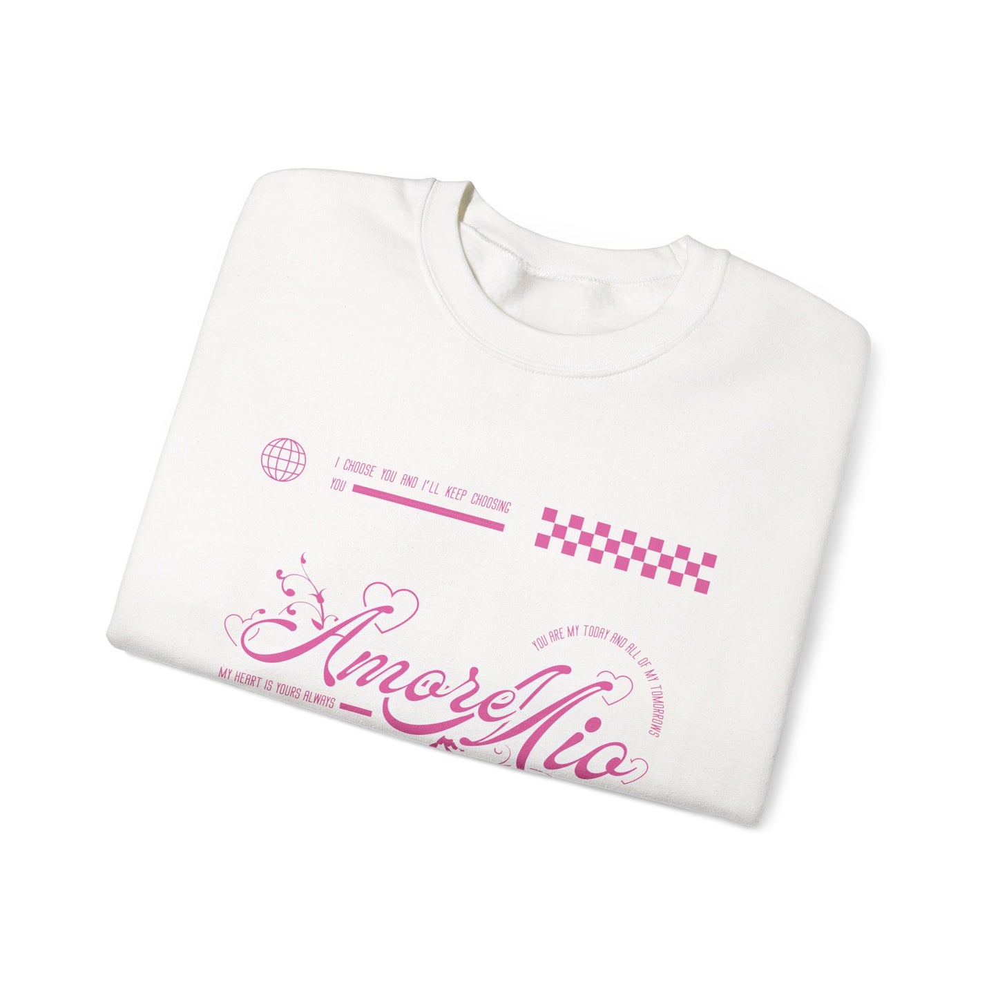 Sudadera de cuello redondo Amore Mio 