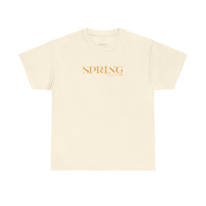 "SPRING" Floral Retro T-shirt