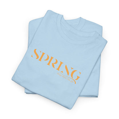 "SPRING" Floral Retro T-shirt