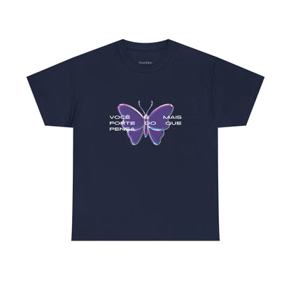 Stronger Than You Think, Motivational Phrase Cotton T-shirt
