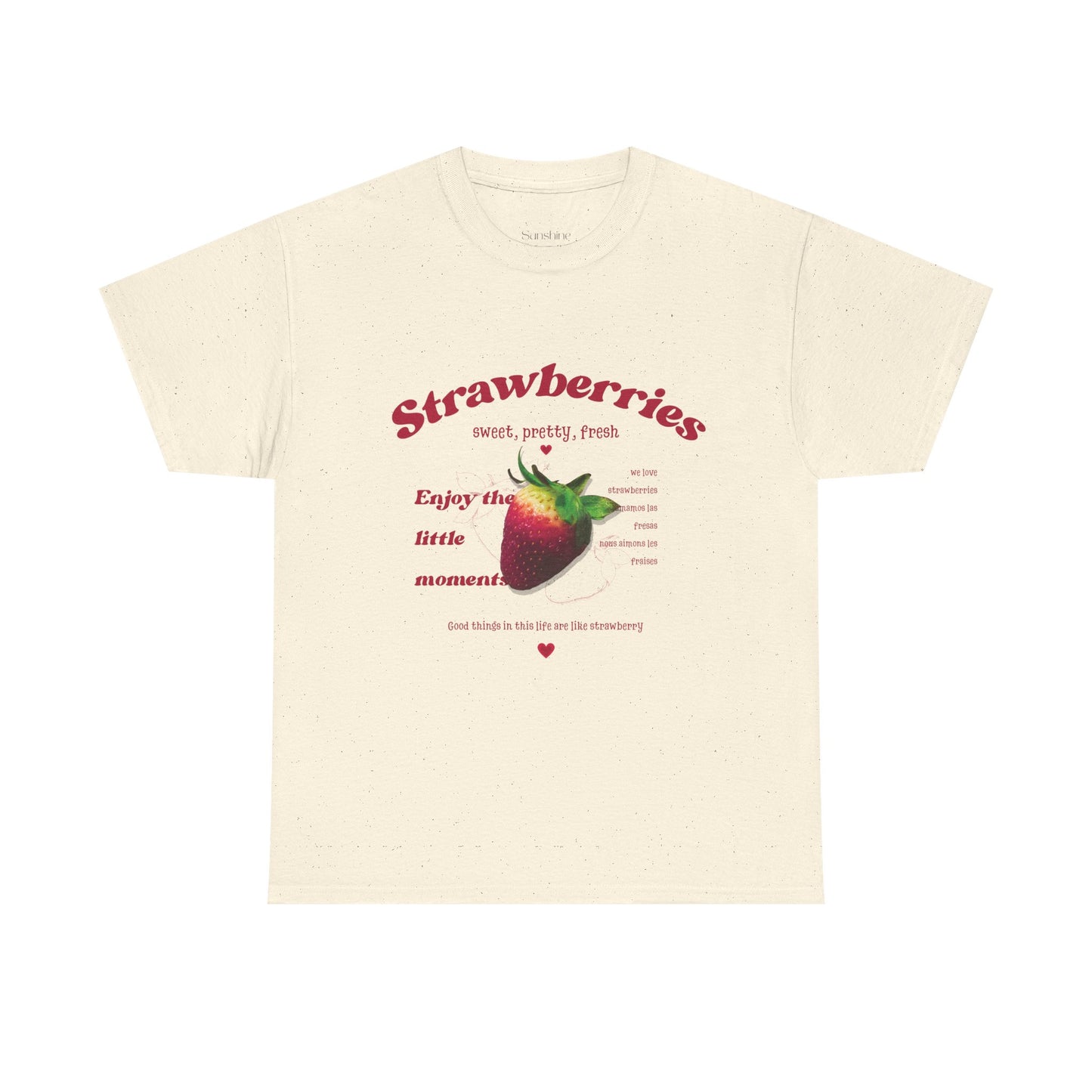 Camiseta de Temporada de Fresas Dulces