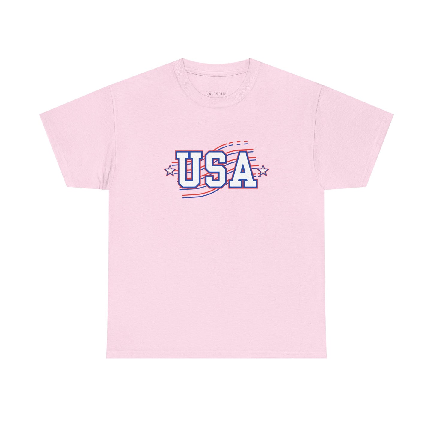 Camiseta de algodón patriótica de EE. UU. 