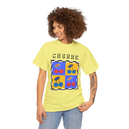 Camiseta de Ajedrez de Cereza, Edición Frutas 