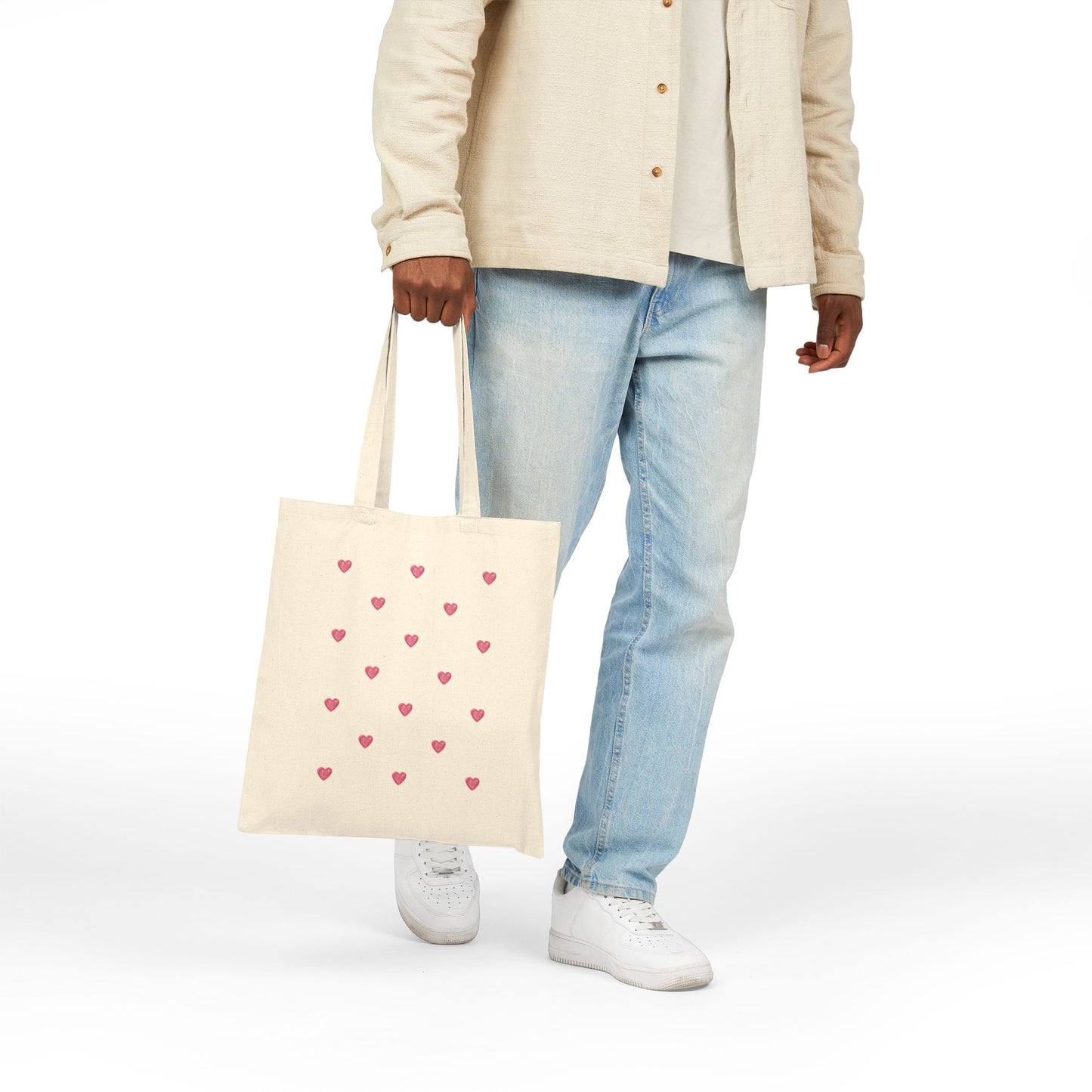 Bolsa de regalo de San Valentín con diseño de corazón rosa 