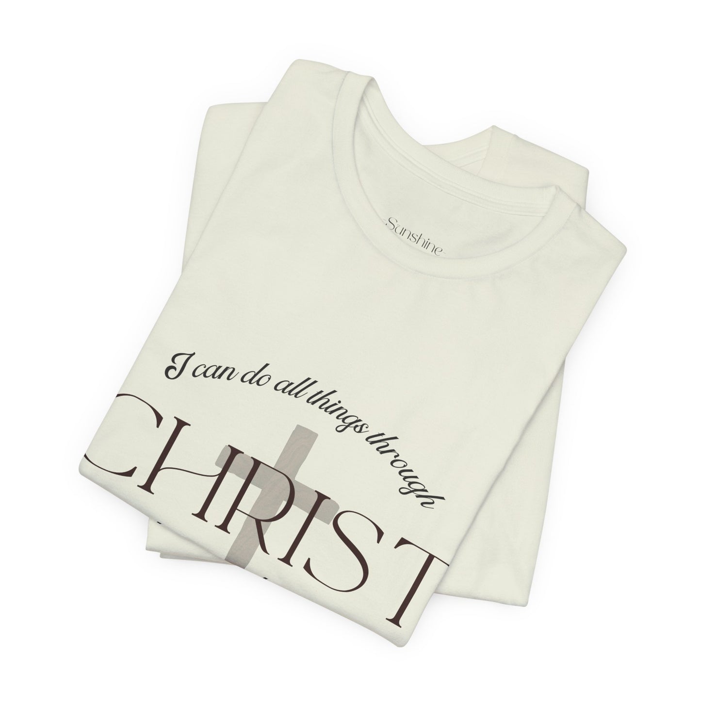 Filipenses 4:13 Camiseta de algodón unisex