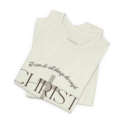 Filipenses 4:13 Camiseta de algodón unisex