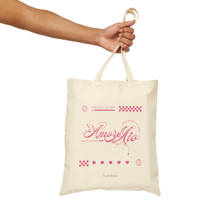 Amore Mio Canvas Tote Bag