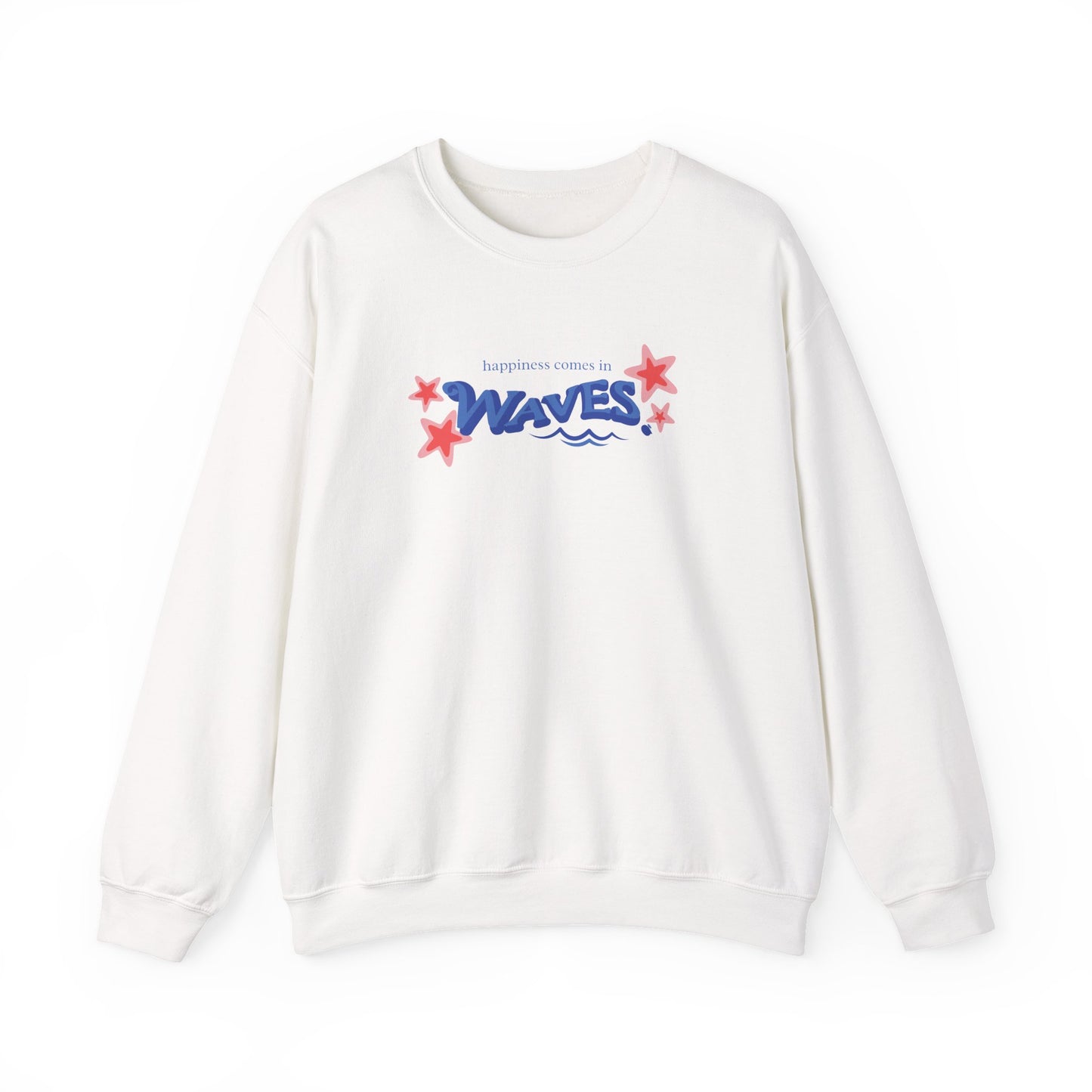 Sudadera informal con diseño de ondas relajantes 