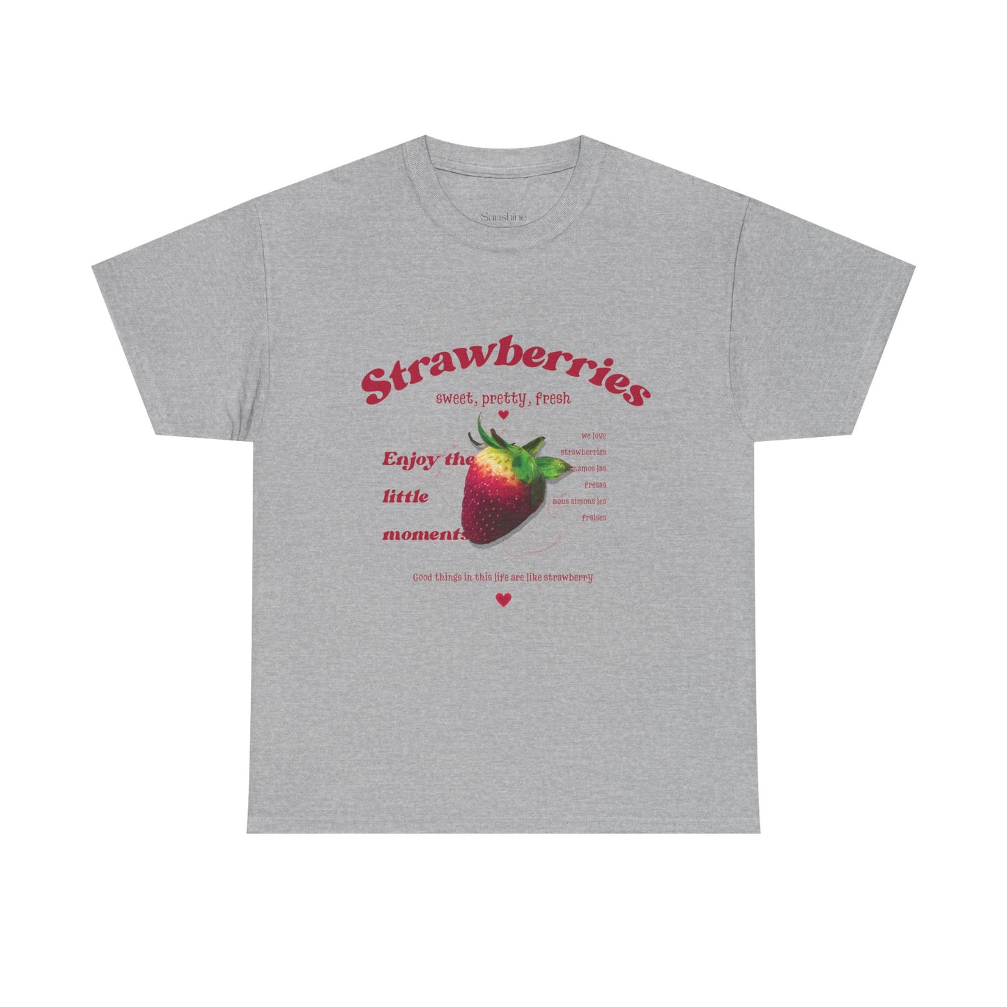Camiseta de Temporada de Fresas Dulces
