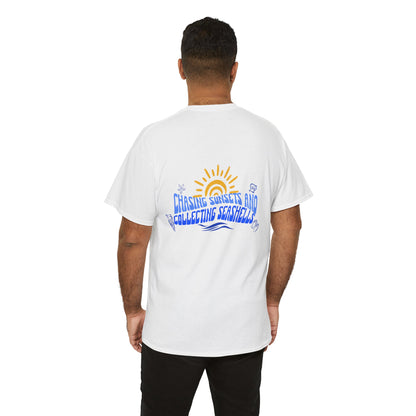 Camiseta playera de algodón Chasing Sunsets 