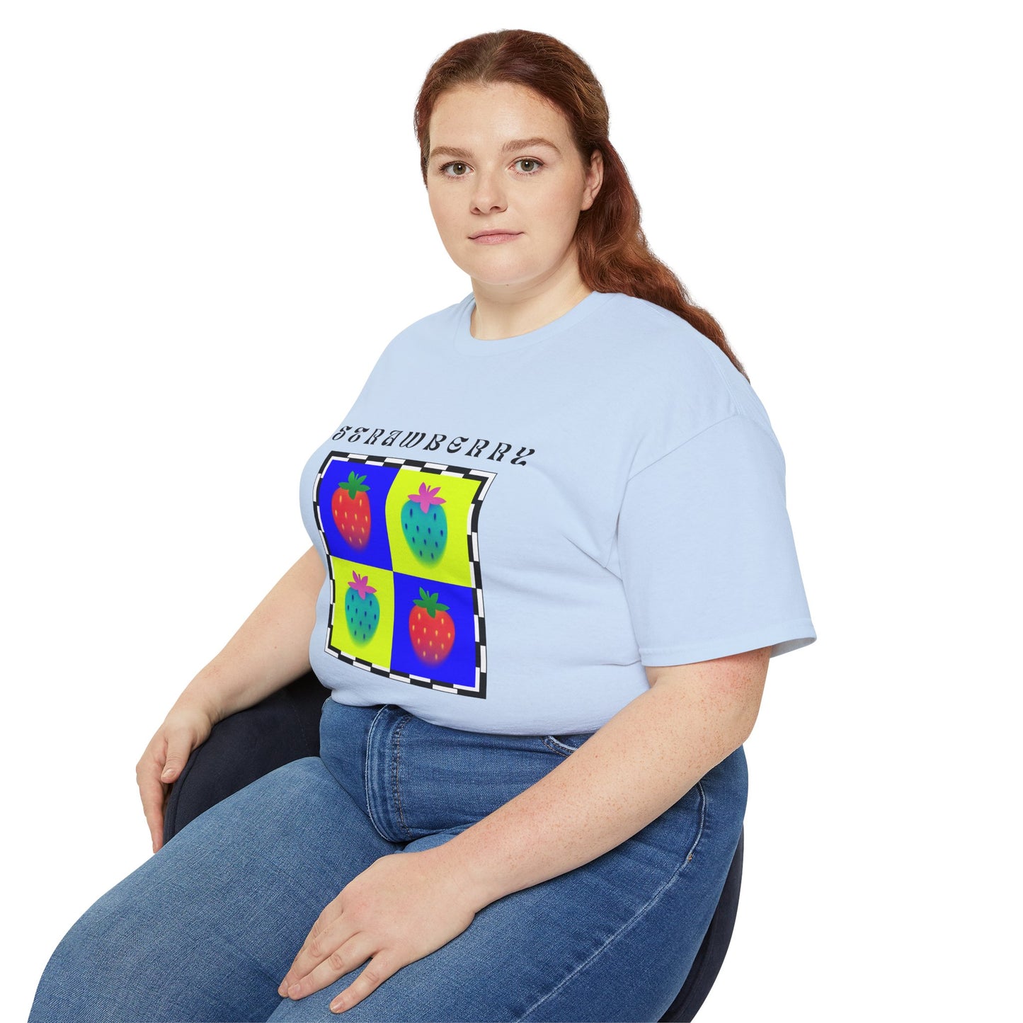 Camiseta de Ajedrez de Fresa, Edición Frutas 