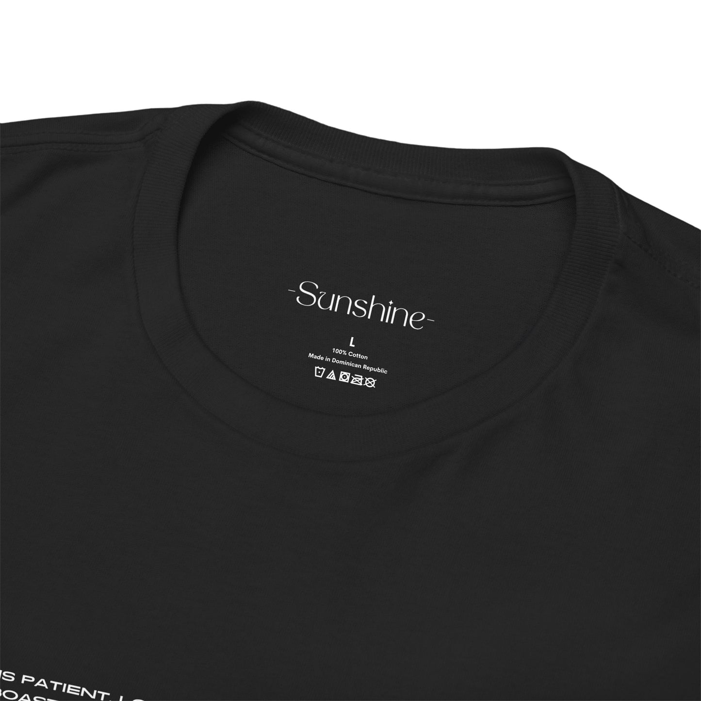 Camiseta unisex de algodón inspiradora "El amor es paciente, el amor es bondadoso". 