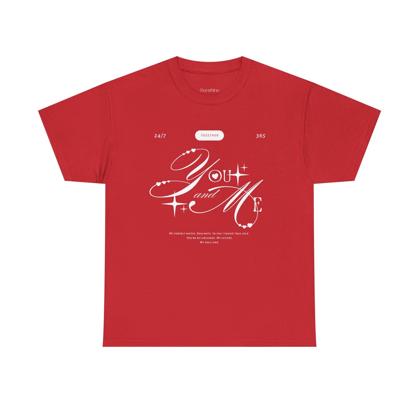 "You & Me" Romantic Valentine T-Shirt