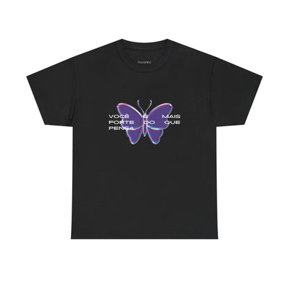 Stronger Than You Think, Motivational Phrase Cotton T-shirt