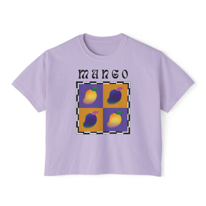 Camiseta Mango Chess Bosy, edición frutas 