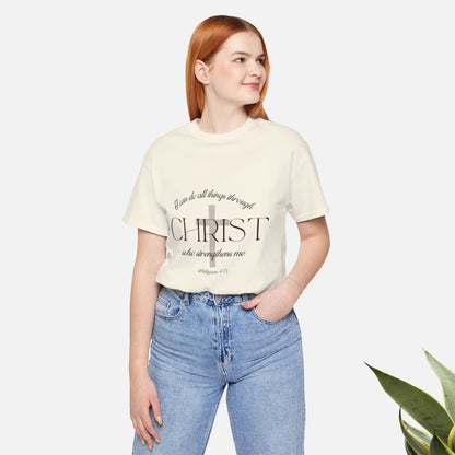 Filipenses 4:13 Camiseta de algodón unisex