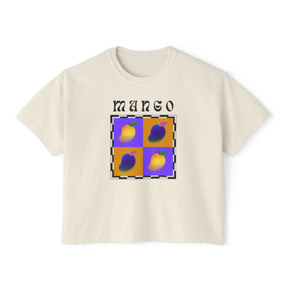 Camiseta Mango Chess Bosy, edición frutas 