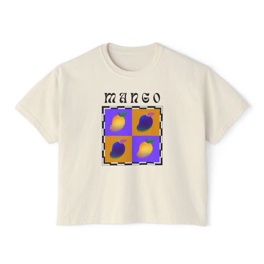 Camiseta Mango Chess Bosy, edición frutas 