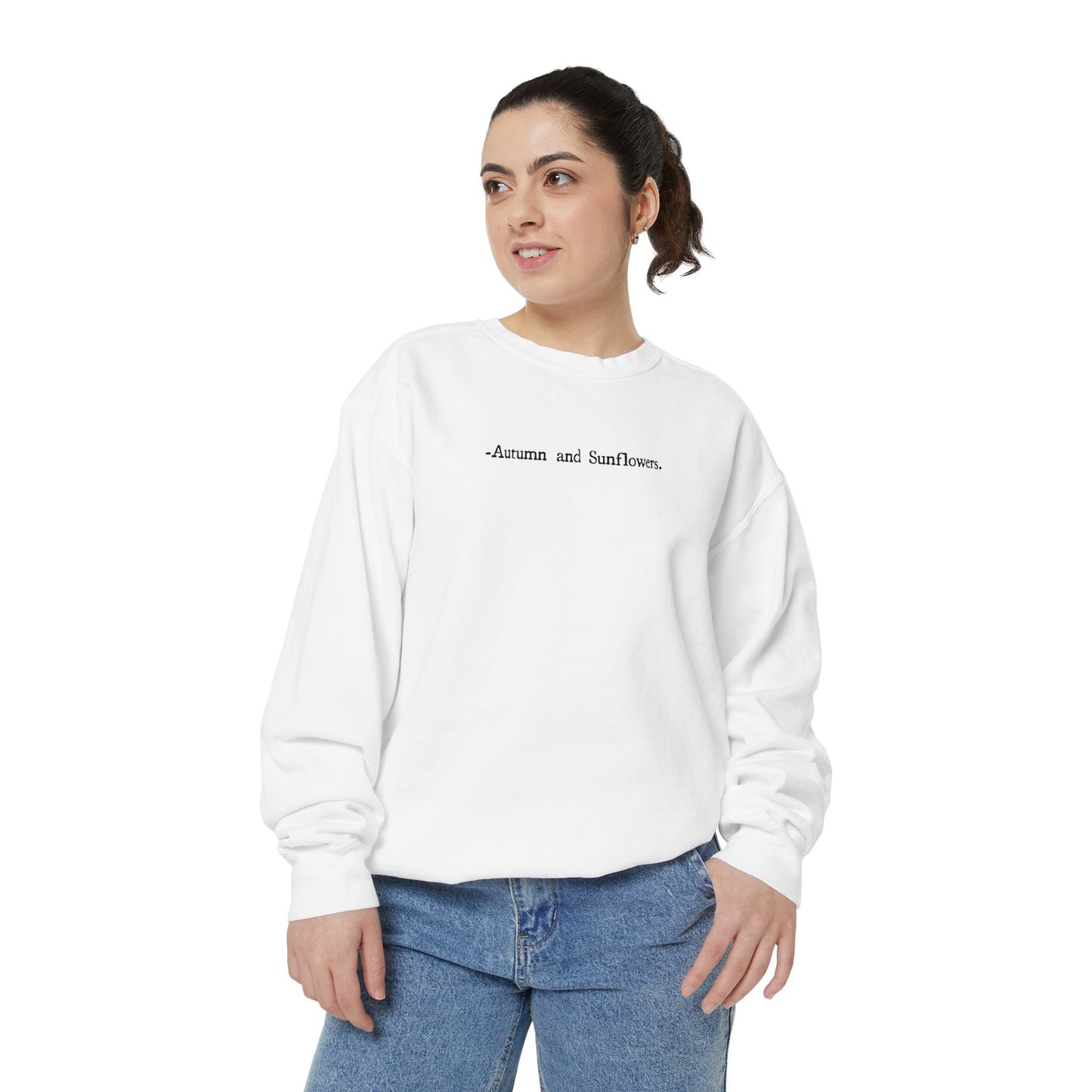 Sudadera con vibraciones otoñales de girasol 