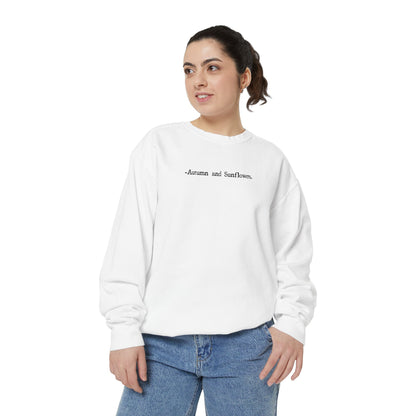Sudadera con vibraciones otoñales de girasol 