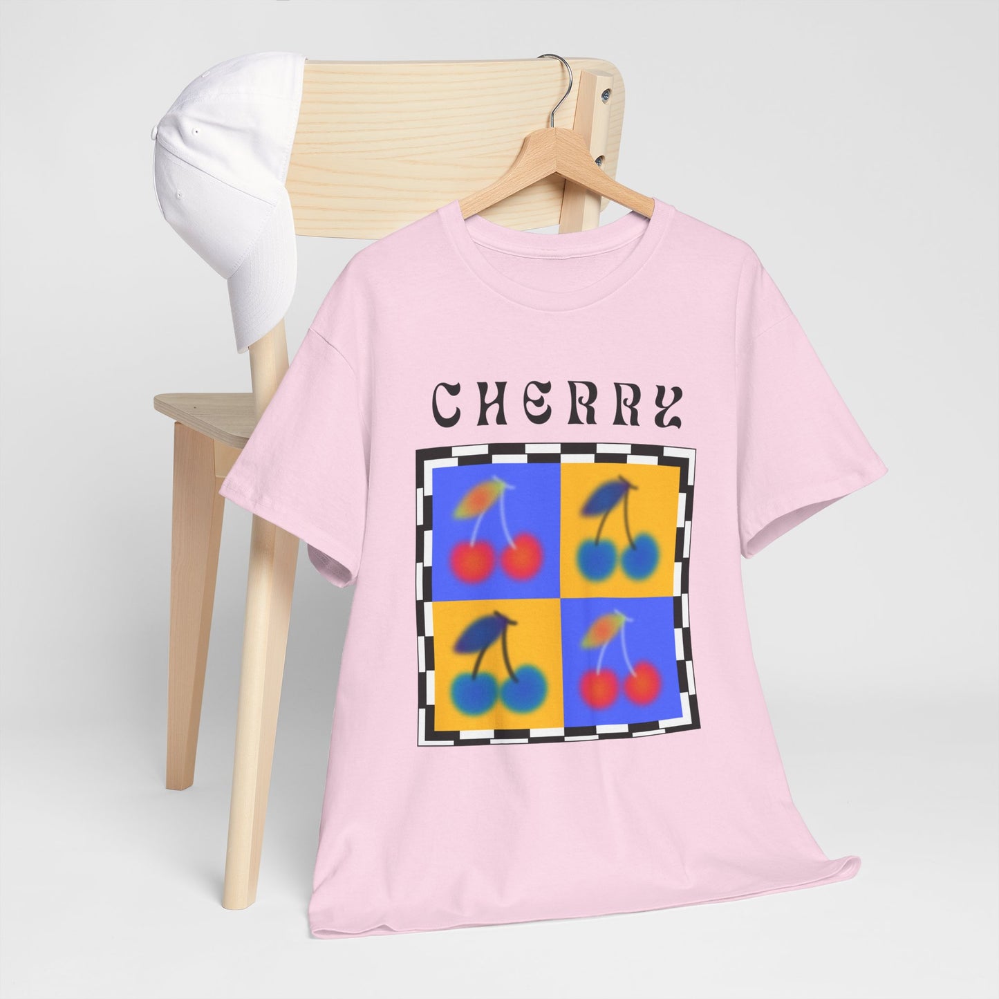 Camiseta de Ajedrez de Cereza, Edición Frutas 