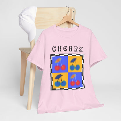 Camiseta de Ajedrez de Cereza, Edición Frutas 