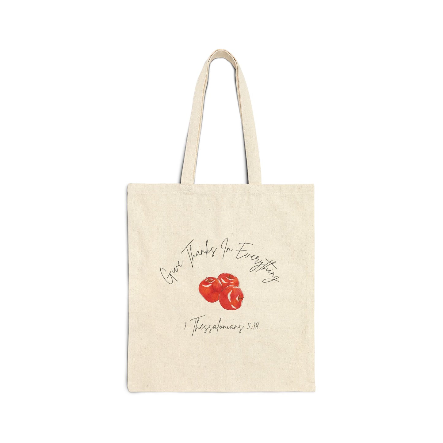 Bolsa de mano de otoño con agradecimiento