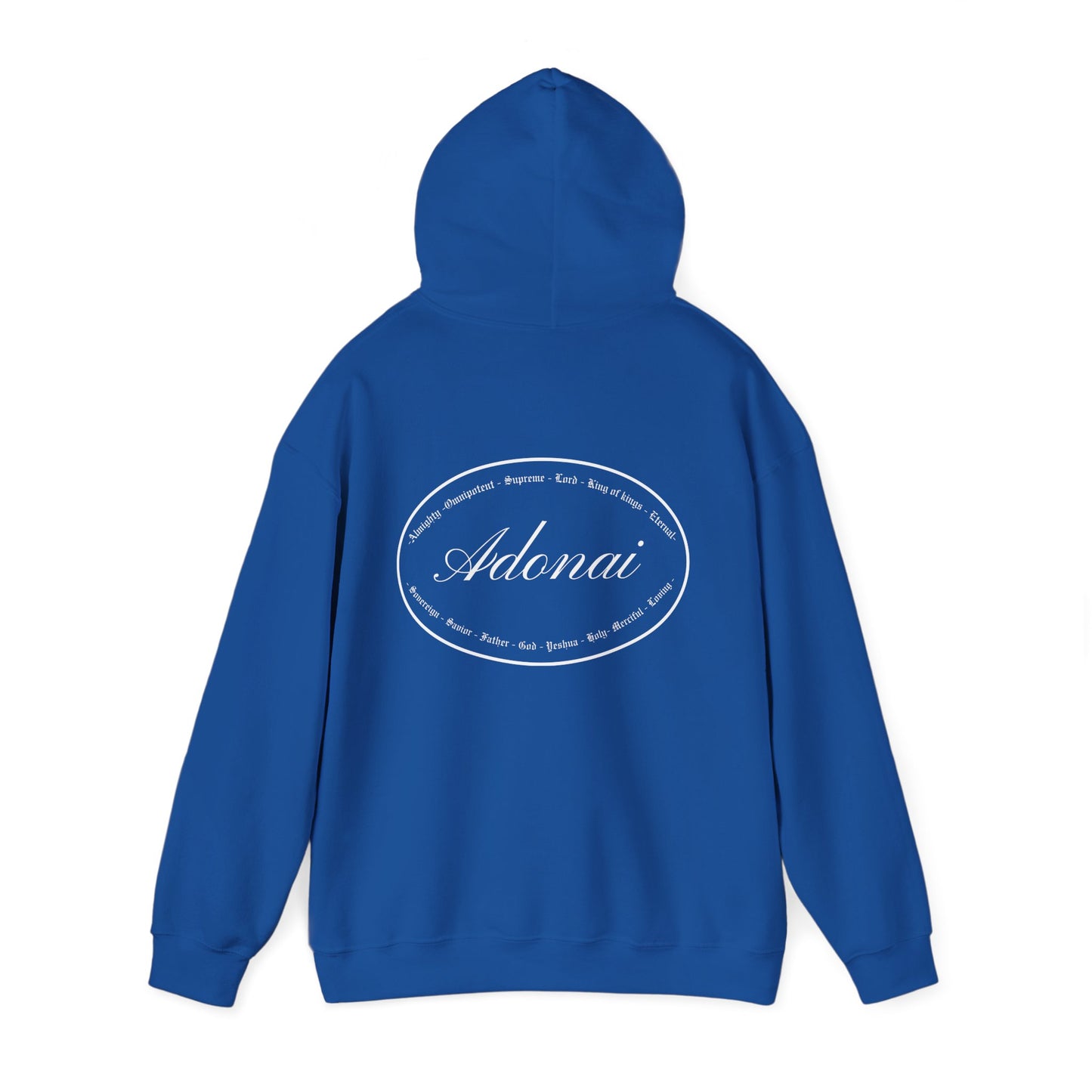 Sudadera con capucha acogedora basada en la fe de Adonai