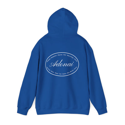 Sudadera con capucha acogedora basada en la fe de Adonai