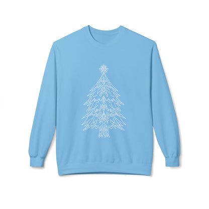 Christmas Tree Fleece Crewneck Sweatshirt