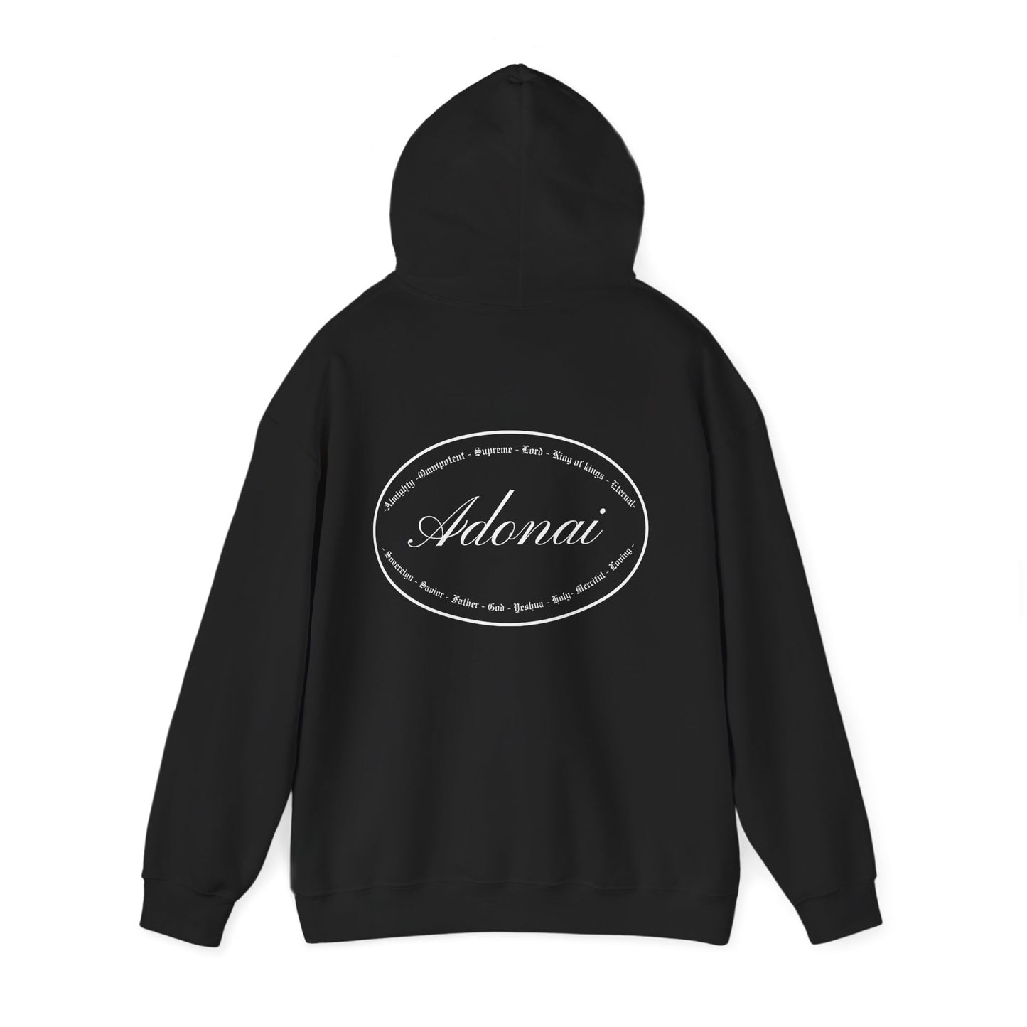Sudadera con capucha acogedora basada en la fe de Adonai